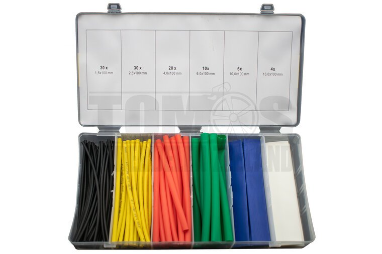 Krimpkous assortiment set 6 kleuren 100-delig