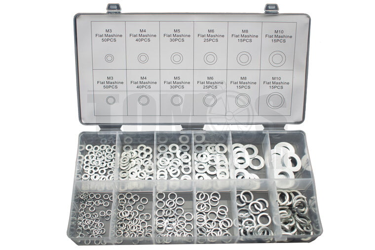 Sluitring assortiment set 350-delig