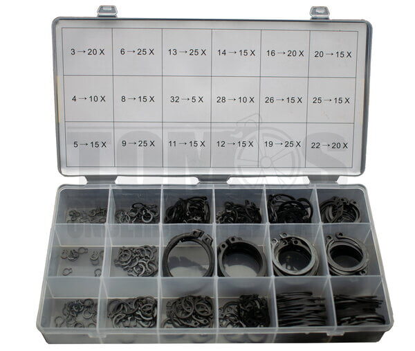 Seegerringen assortiment set buiten 300-delig