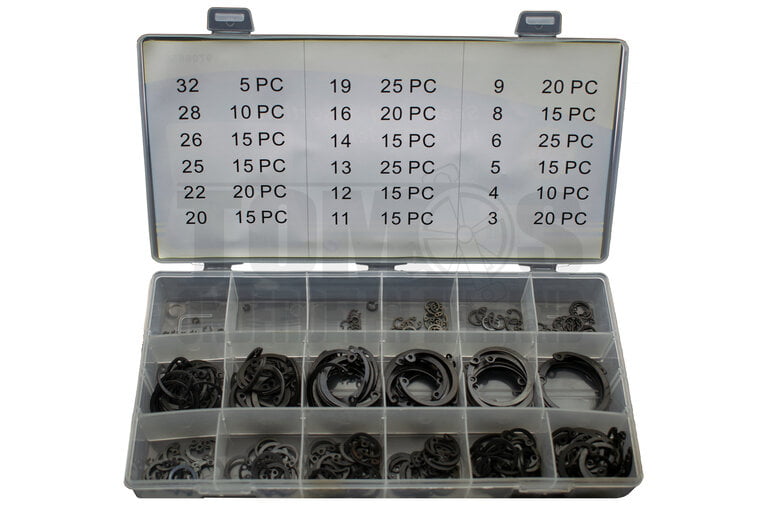 Seegerring assortiment set binnen 300-delig