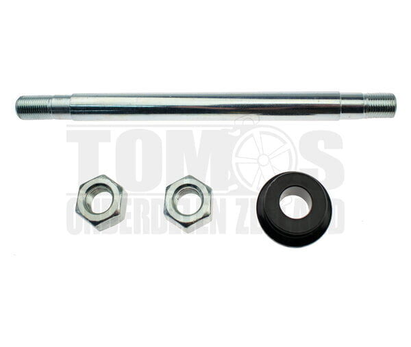 Tomos Achterwielas 165mm 12mm Ø M11x1 compleet set A3 / A35 DMP