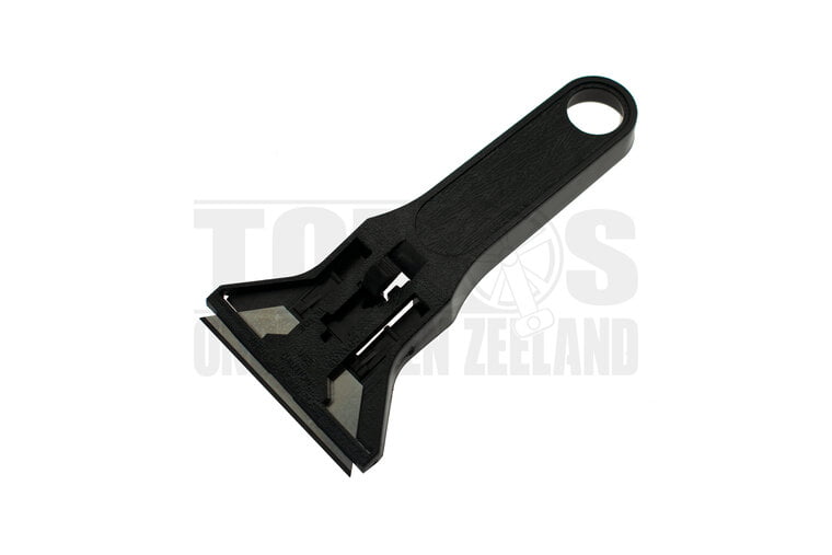 Pakkingschraper zwart handvat