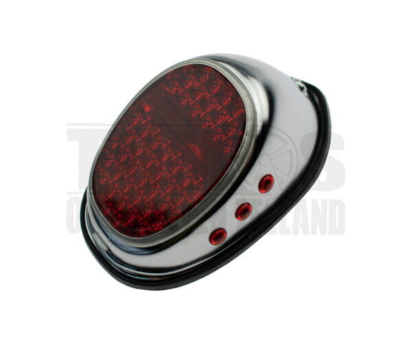 Achterlicht classic luxe chroom model Hella universeel