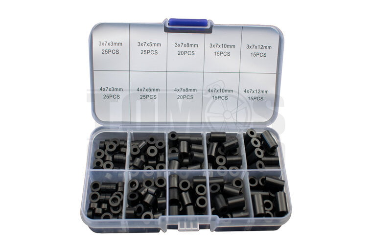 Afstandsbus assortiment set 200-delig