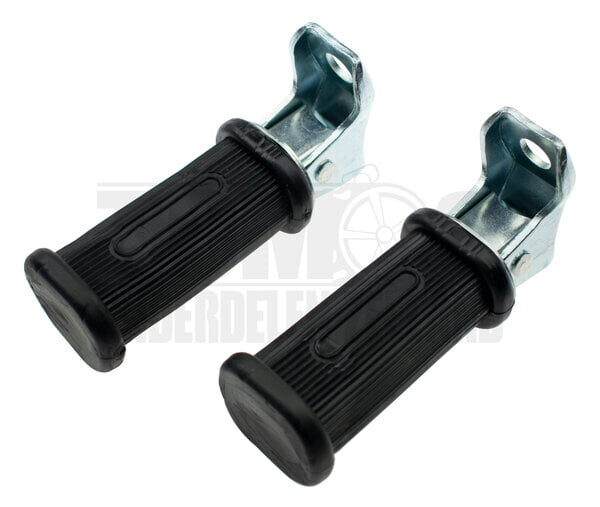 Voetsteunset duorijder inklapbaar sterker model zwart