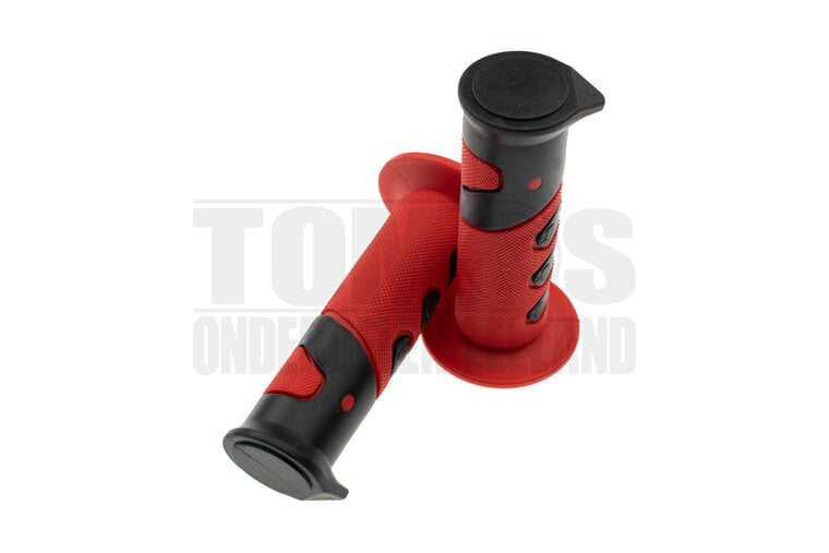Handvatset MKX Cross 922X zwart / rood 22mm / 24mm