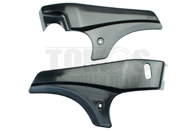 Tomos Zijscherm / zijkap set zwart ongelakt A35 DMP