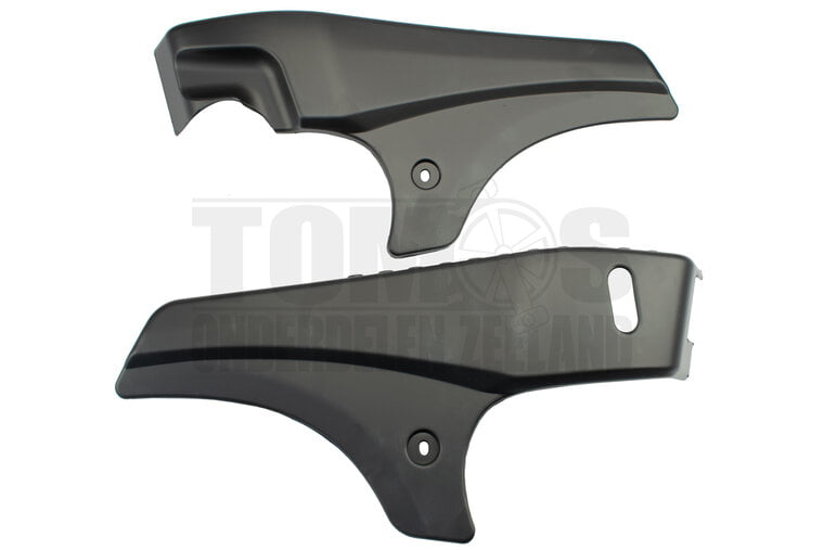 Tomos Zijscherm / zijkap set zwart mat A35 DMP