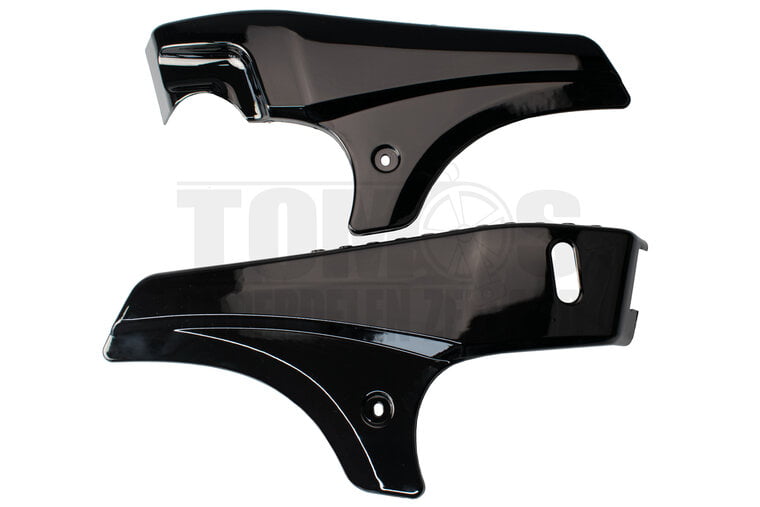 Tomos Zijscherm/zijkap set zwart glans A35 DMP