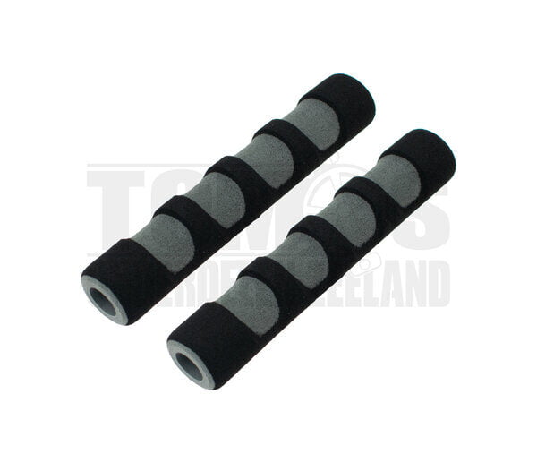 Remhendel greep foam rubber zwart / grijs Tuning