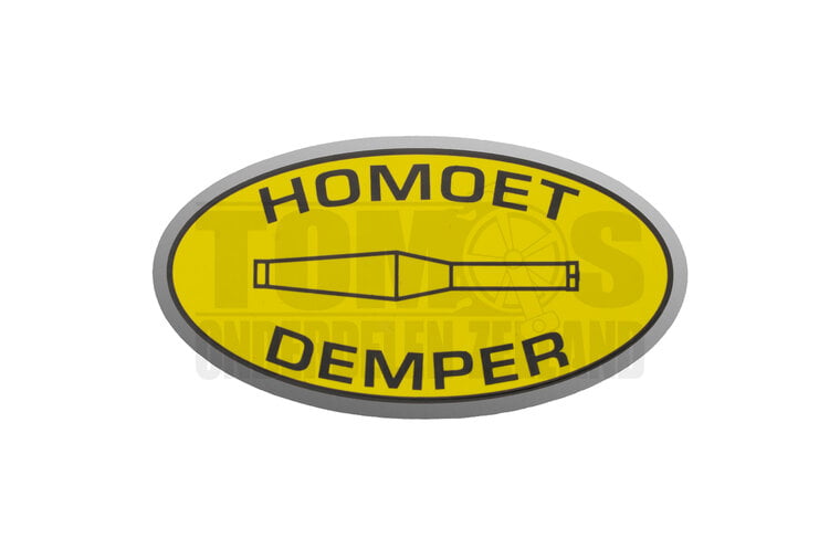 Sticker Homoet P4 Demper origineel