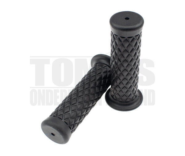 Handvatset Retro zwart 22mm / 24mm