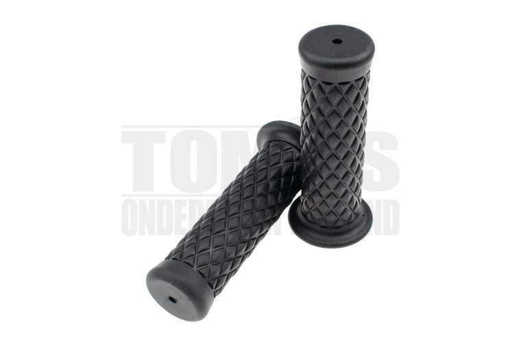 Handvatset Retro zwart 22mm / 24mm