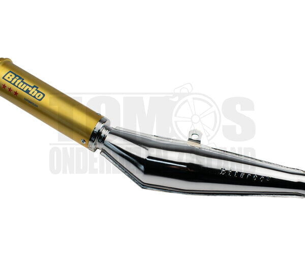 Tomos Uitlaat demper 28mm Biturbo Gold