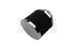 Powerfilter luchtfilter schuim 28mm / 35mm chroom recht zwart Dellorto PHBG / PHVA