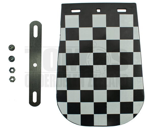 Tomos Spatbord spatlap met zwart / wit geblokt universeel