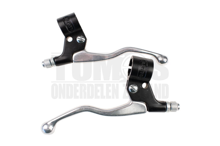 Remhendel greepset kort aluminium / zwart Lusito