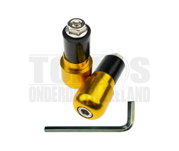 Stuurgewichten set S4 kort goud rond universeel