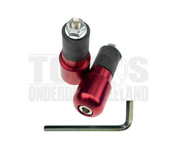 Stuurgewichten set S4 kort rood rond universeel