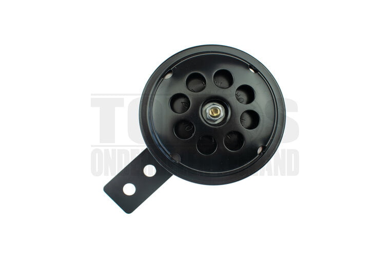 Claxon 12V DC Gelijkspanning 70mm zwart