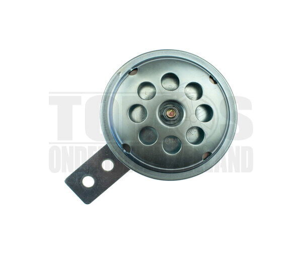 Claxon 12V DC Gelijkspanning 70mm verzinkt