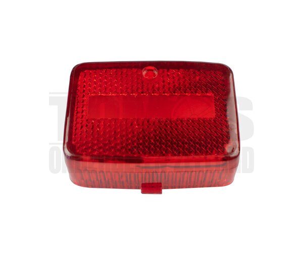 Achterlicht glas klein model ULO rood