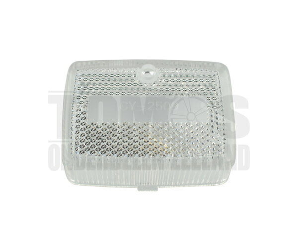 Achterlicht glas klein model ULO Wit