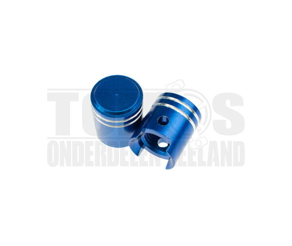 Ventieldop set piston blauw