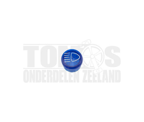 Tomos Controleglaasje grootlicht blauw 10mm