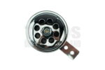 Claxon 70mm 6V DC Gelijkpanning chroom