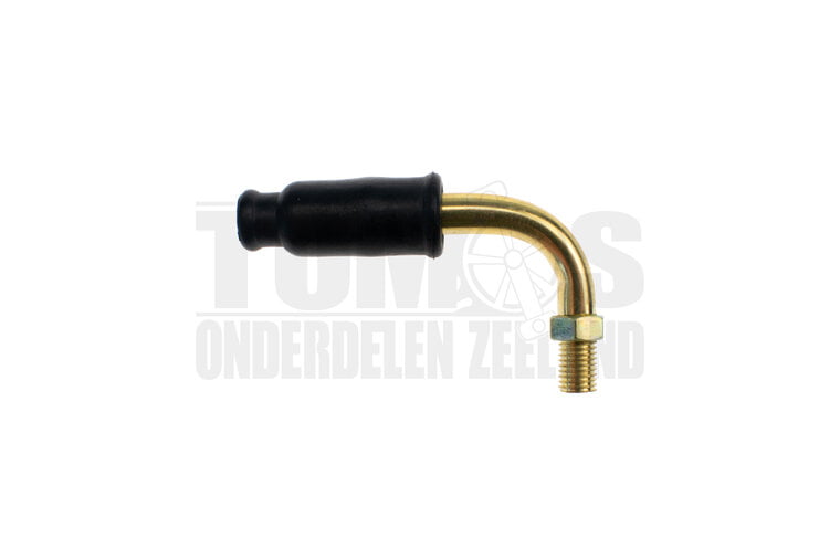 Carburateur Elleboog stelschroef 90 graden goud met gaskabelhoed Bing / PHBG / SHA