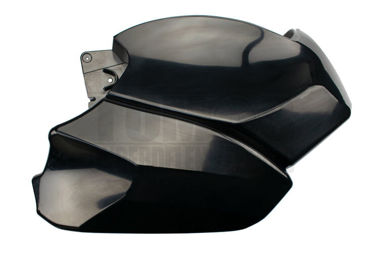 Tomos Zijscherm / zijkap rechts ongelakt zwart Streetmate