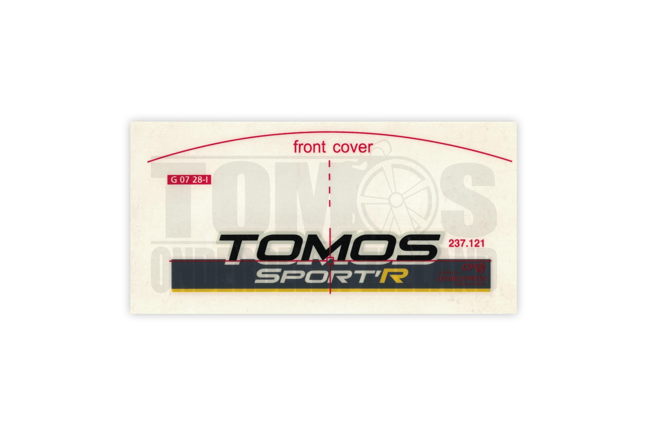 Tomos Sticker Sport'R Koplampkap Tomos Sticker Sport'R Koplampkap