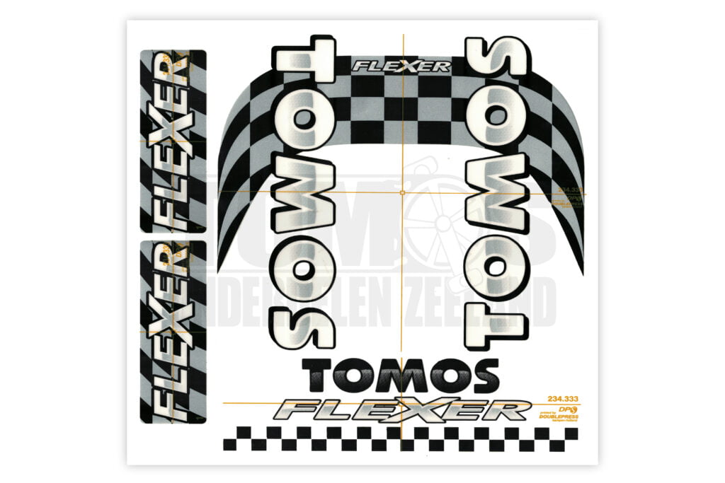 Tomos Stickerset Flexer Sticker compleet set