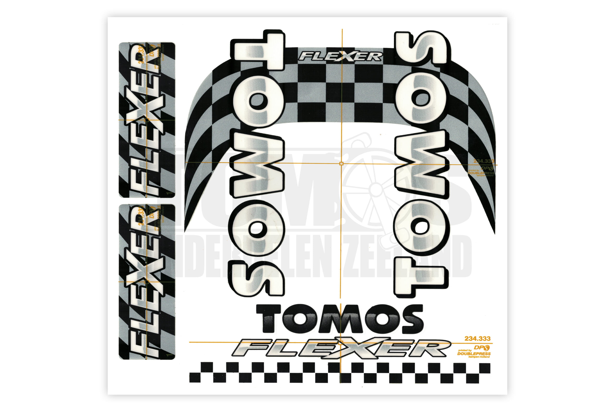 Tomos Stickerset Flexer Sticker compleet set Tomos Stickerset Flexer Sticker compleet set