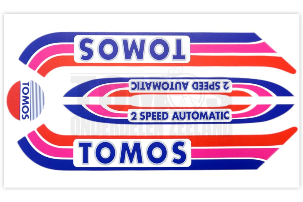 Tomos Stickerset Standaard set compleet S25 / A3 / A35