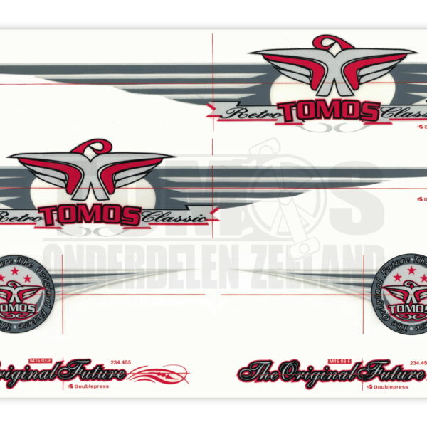 Tomos Stickerset Classic / Classic XL compleet set