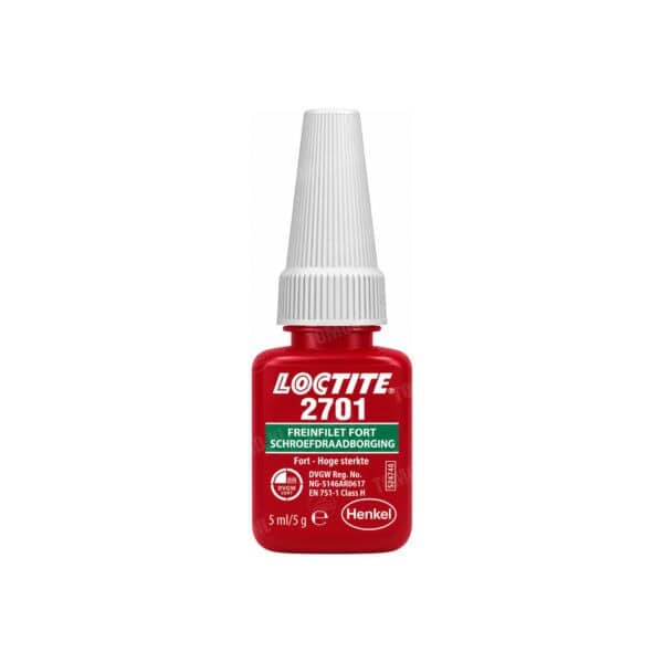 Loctite 2701 schroefdraadborgmiddel groen (sterk) 5ml