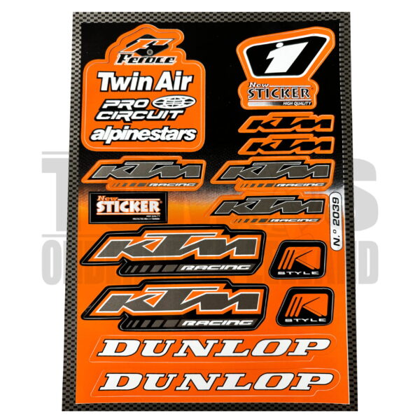 Stickerset sponsor KTM / Twin Air 13-delig