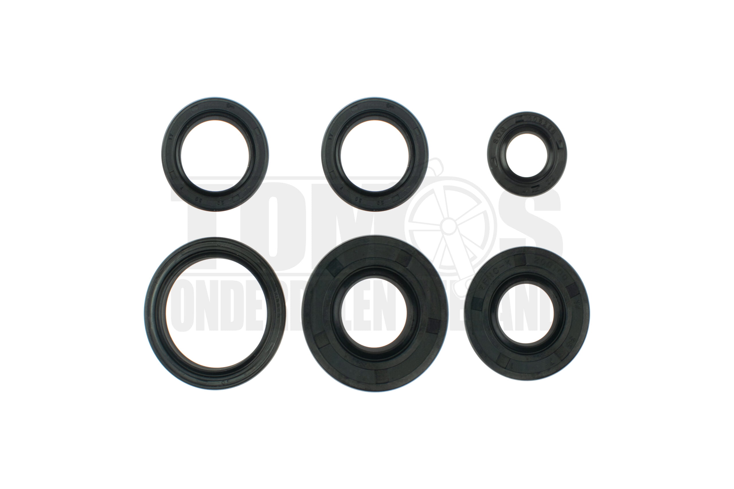 Tomos Keerringset 6-delig oud / nieuw model voetschakeling 4L Tomos Keerringset 6-delig oud / nieuw model voetschakeling 4L