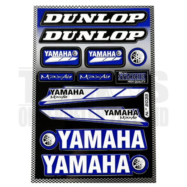 Stickerset sponsor Yamaha / Dunlop 11-delig