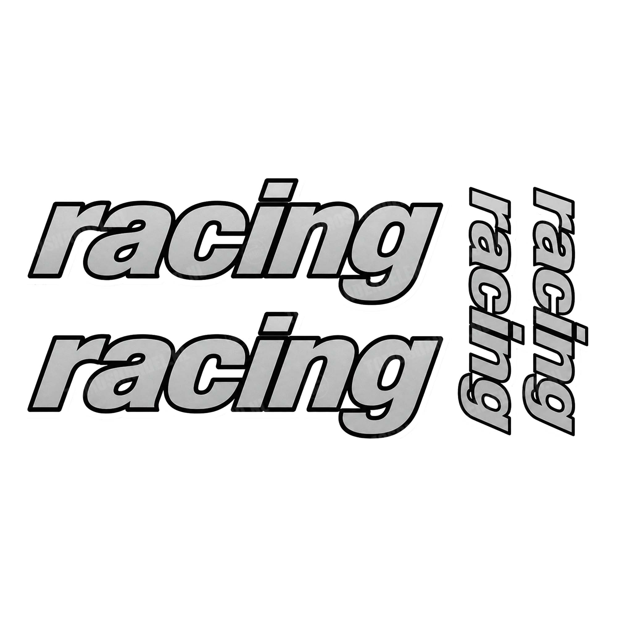 644 Stickerset Racing 4-delig universeel