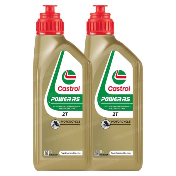 Castrol 2-takt olie Power 1 RS 1 liter (mengsmering) 2 stuks