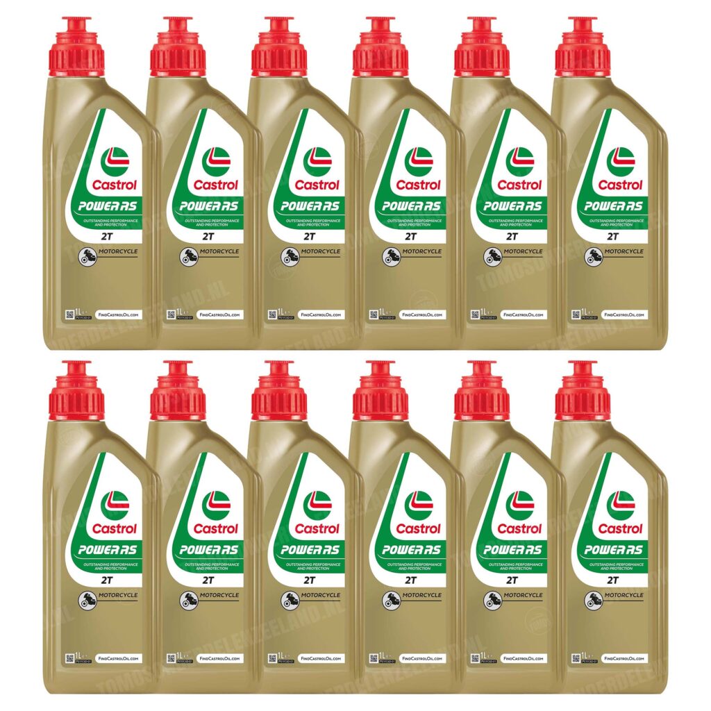 Castrol 2-takt olie Power 1 RS 1 liter (mengsmering) 12 stuks