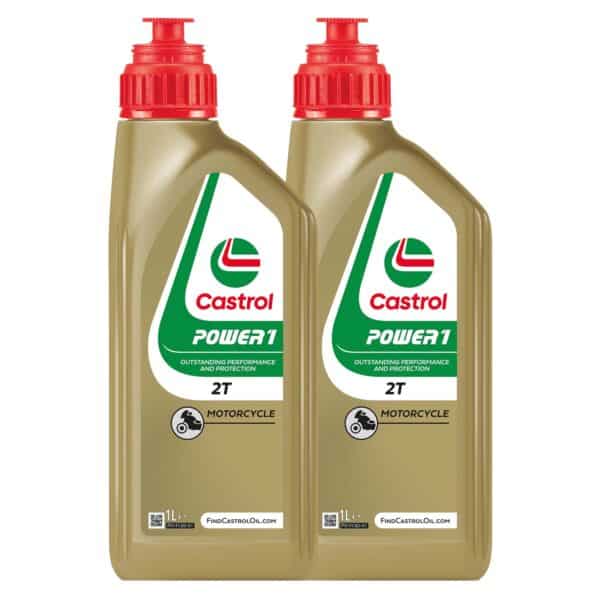 Castrol 2-takt olie Power 1 RS (mengsmering) 2 stuks 1 liter