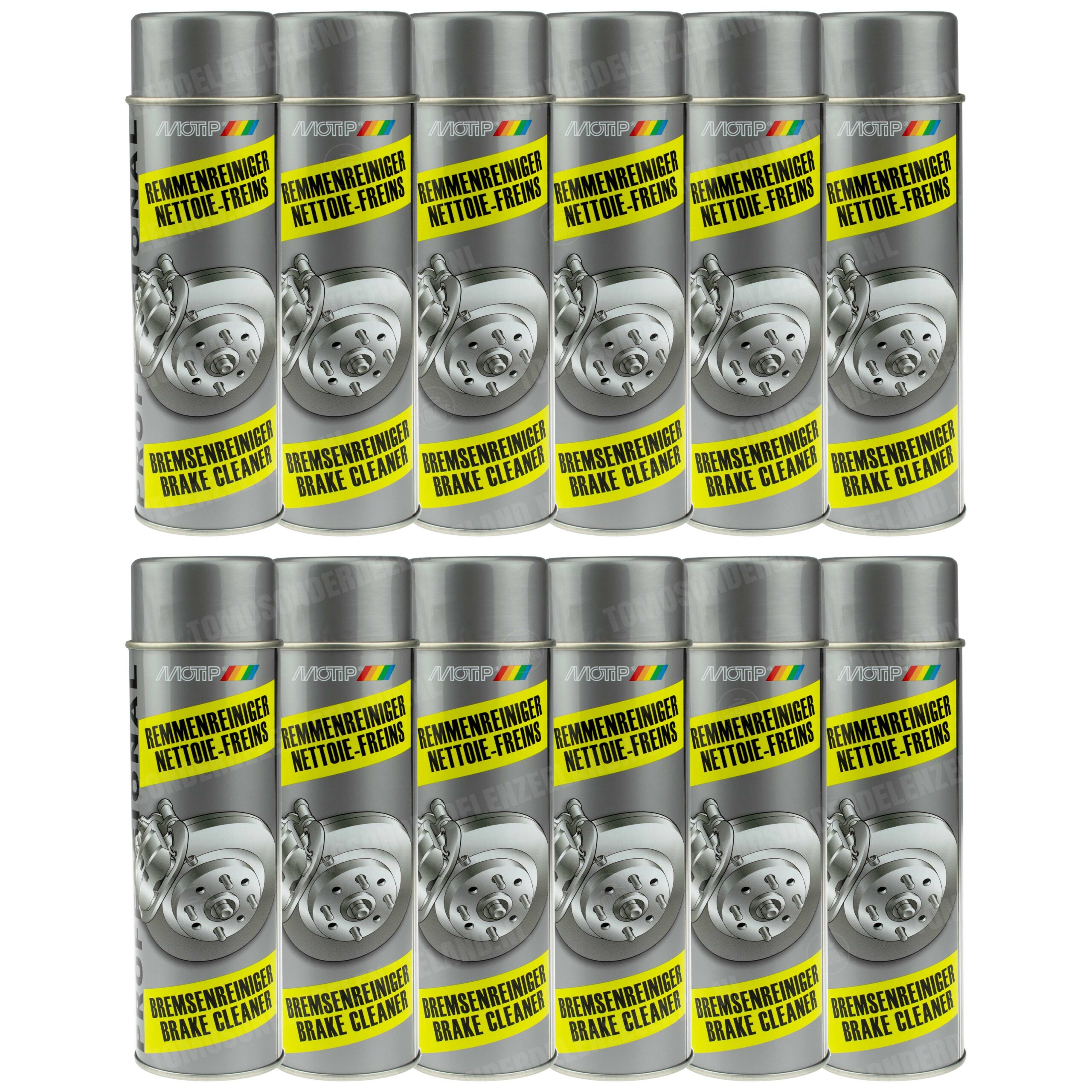 235 MoTip Remmenreiniger brake cleaner spray 500ml 12 stuks
