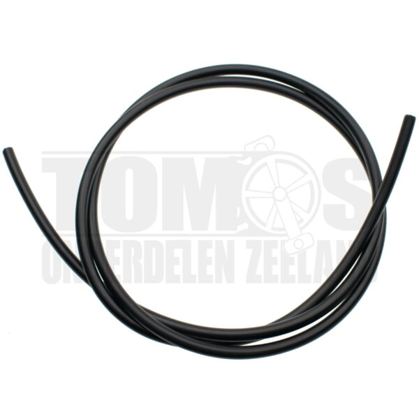 Bougiekabel 5mm dun zwart 1 meter universeel