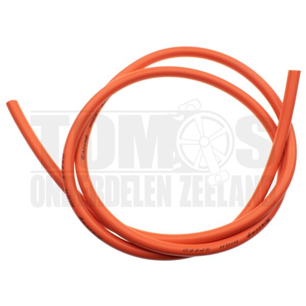 Bougiekabel 5mm dun oranje 1 meter universeel