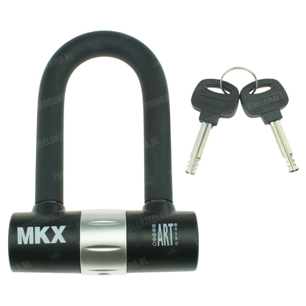 Beugelslot 140x70mm ART-4 U-lock zwart (14mm dik) MKX