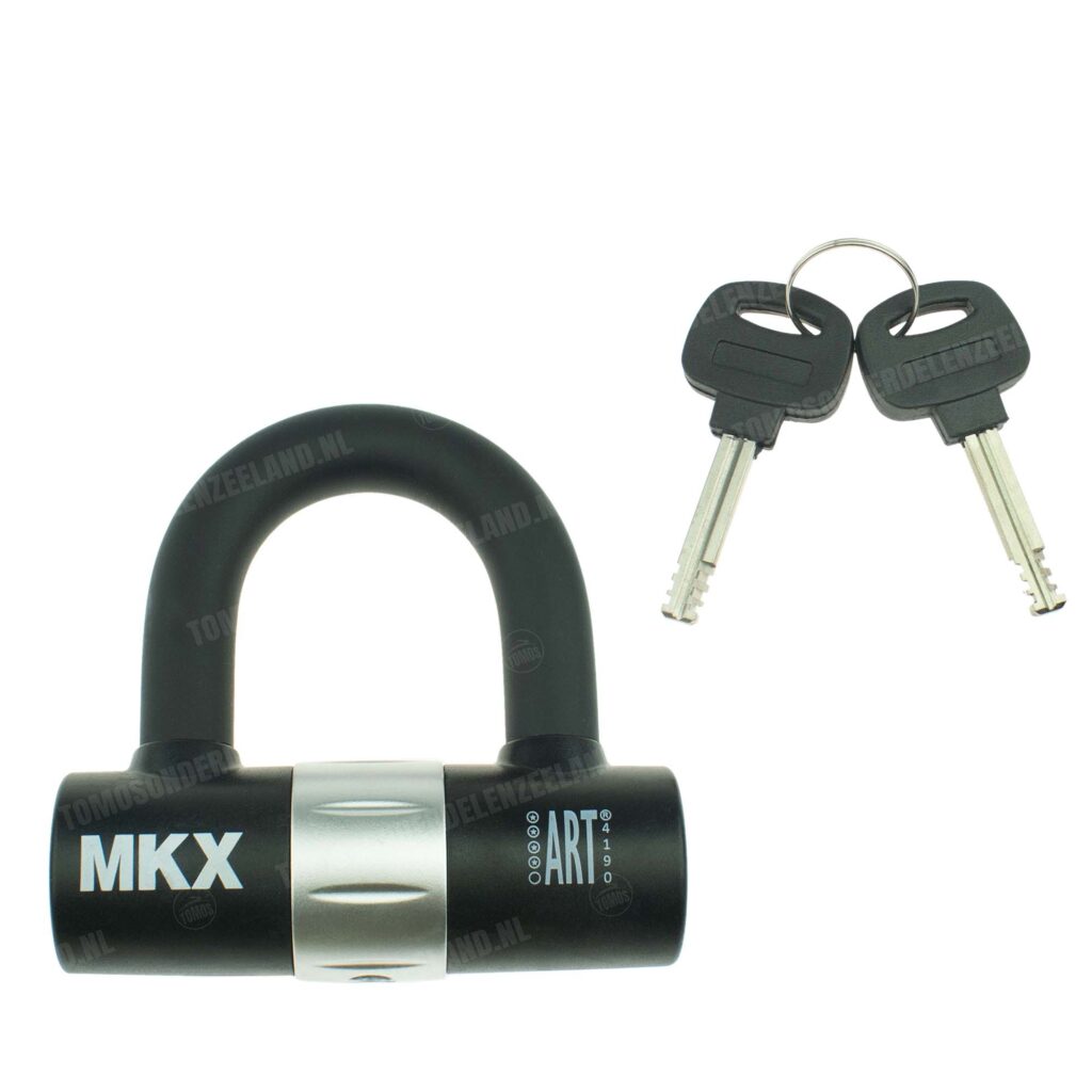 Beugelslot 100x100mm ART-4 U-lock zwart (12mm dik) MKX